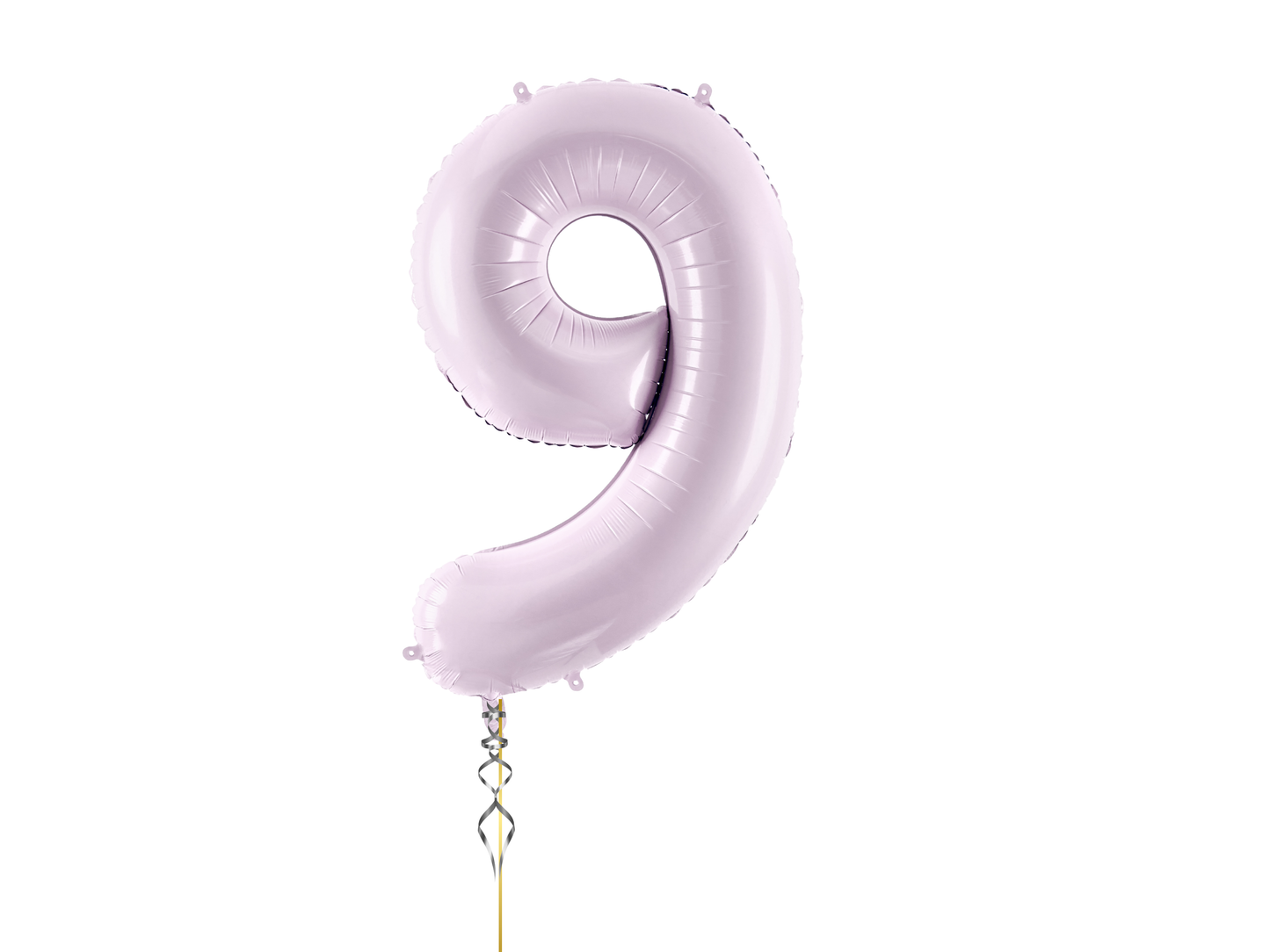 Heliumballong 1 siffra Ljuslila