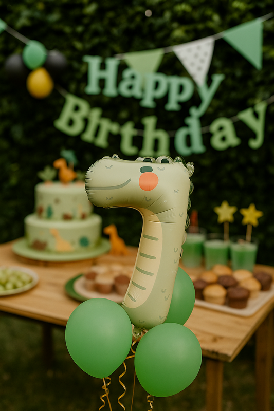 Heliumballong Krokodilkit