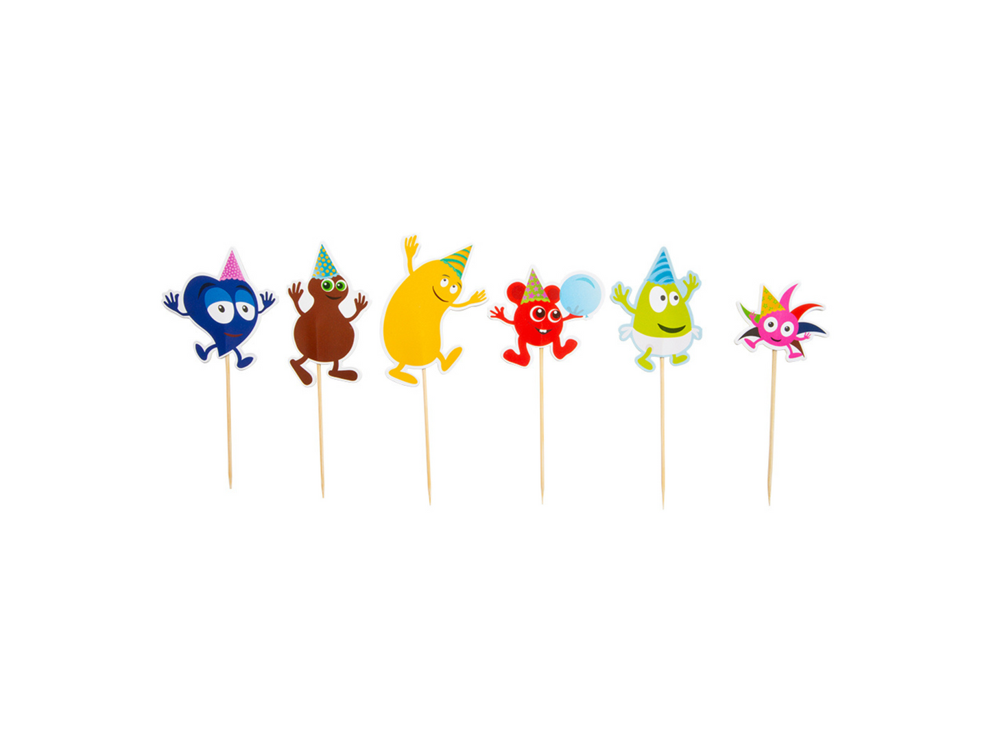 Cake Toppers, Babblarna, 6-pack
