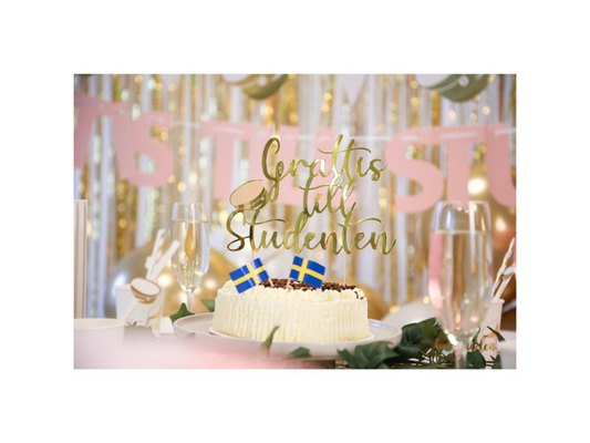 Cake Topper, Grattis till studenten-Astroworld