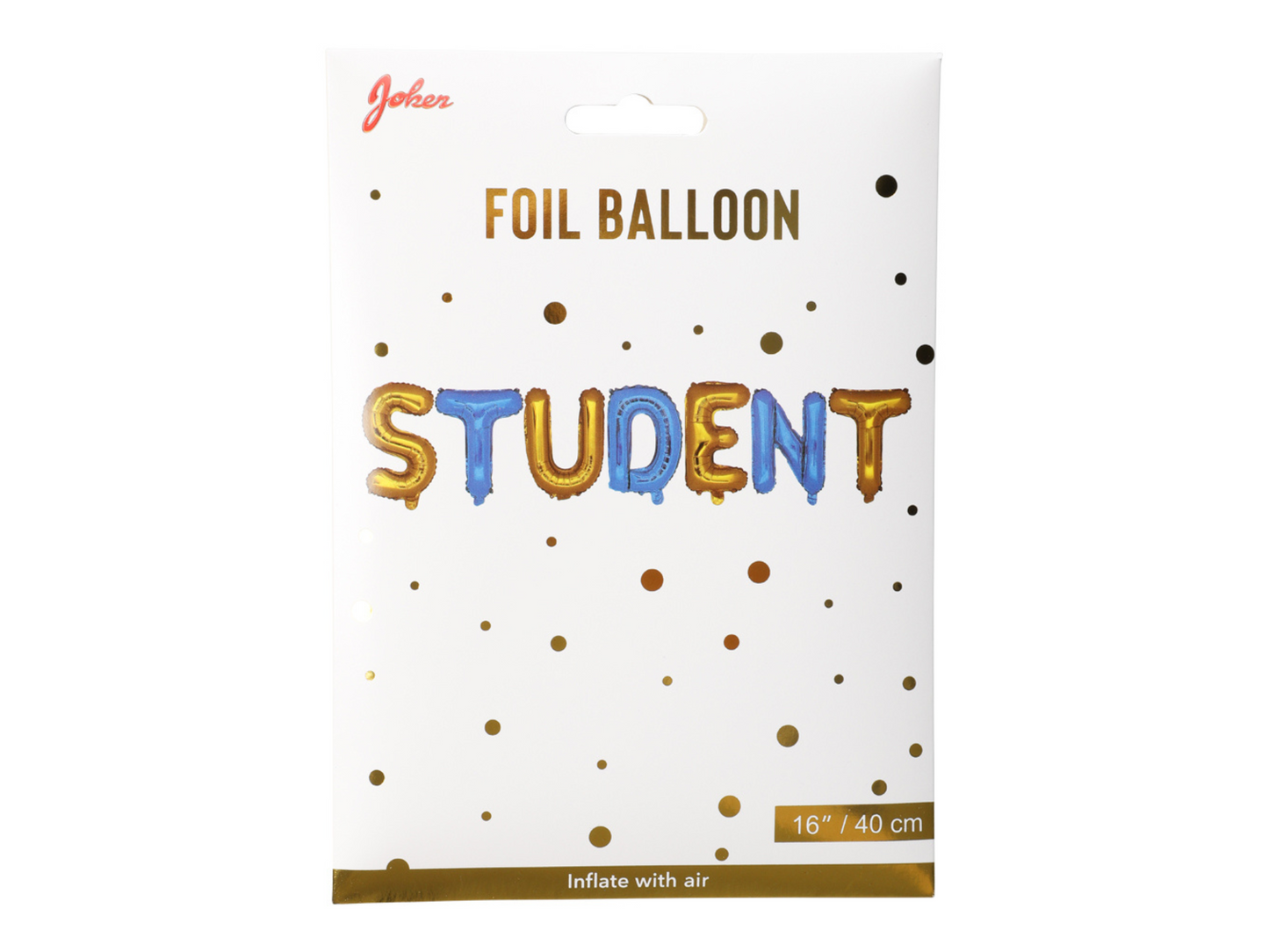 Folieballong, Student, 40cm-Astroworld