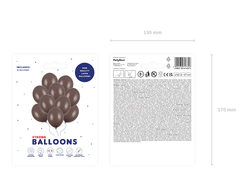 Ballonger, Kakao, 10-pack