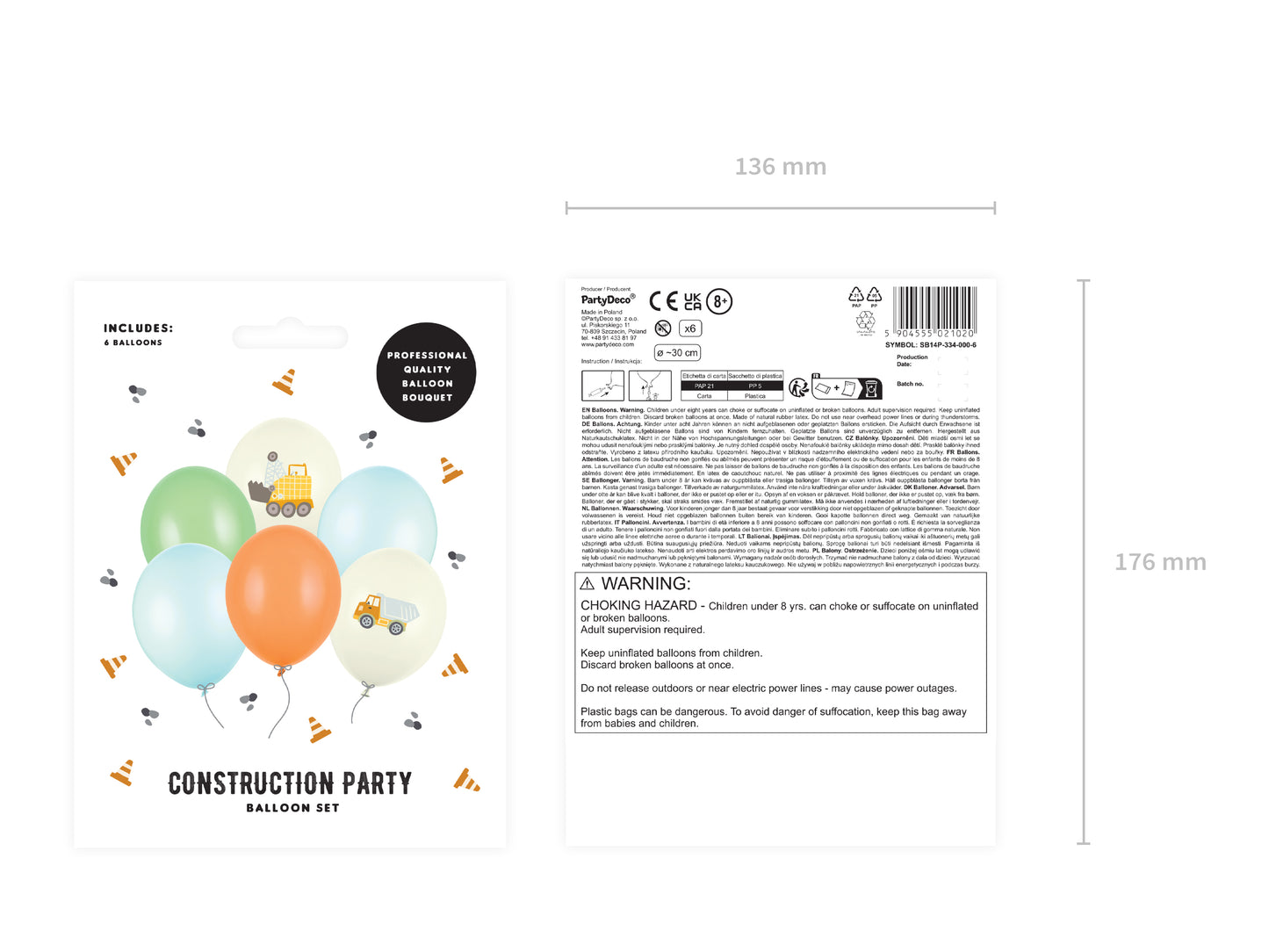 Ballonger, Fordon, 6-pack