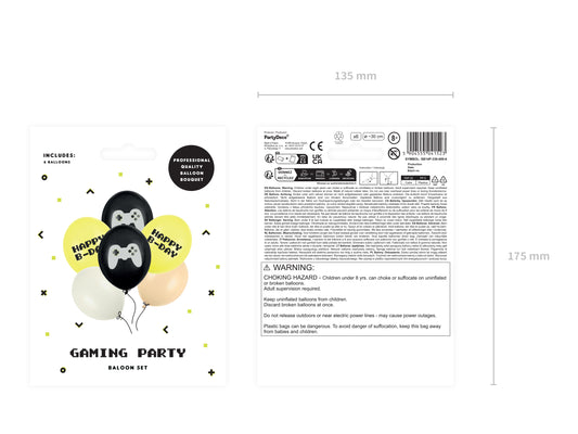 Ballonger, Gamer, 6-pack-Astroworld