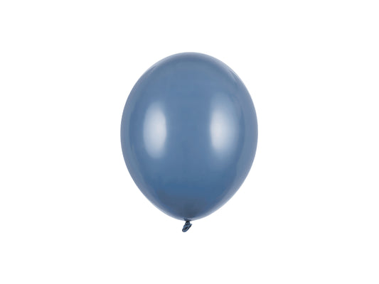 Ballonger, Pastell Marinblå, 12cm, 100-pack