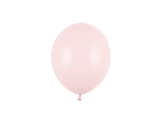 Ballonger, Pastell Ljusrosa, 12cm, 100-pack