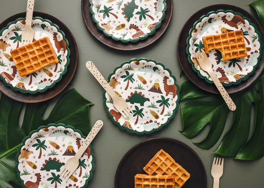 Papperstallrik, Dinosaurier, 6-pack-Astroworld