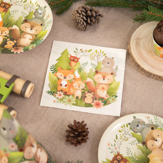 Servetter, Forest Friends, 10-pack-Astroworld