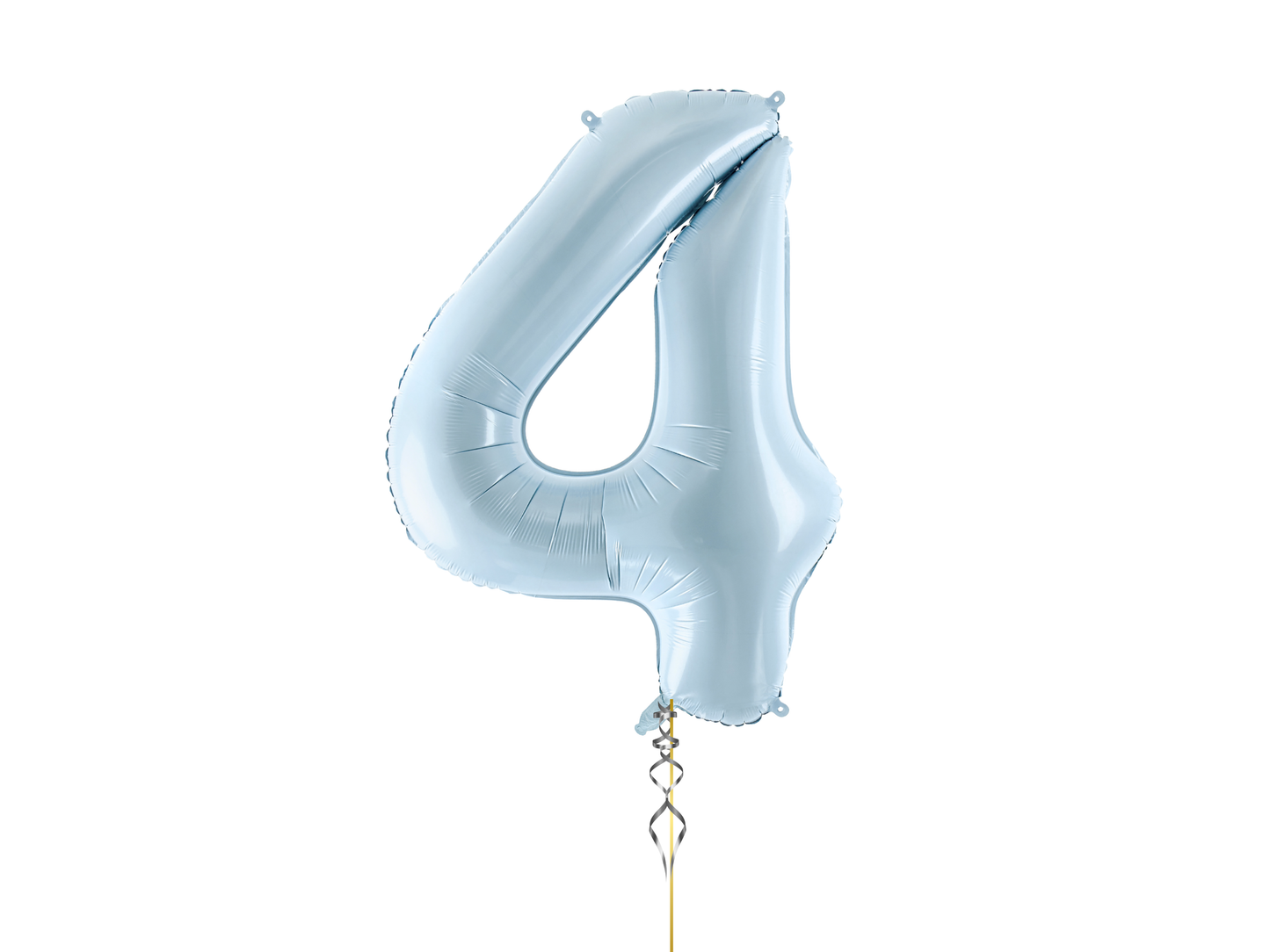 Heliumballong 1 siffra Ljusblå