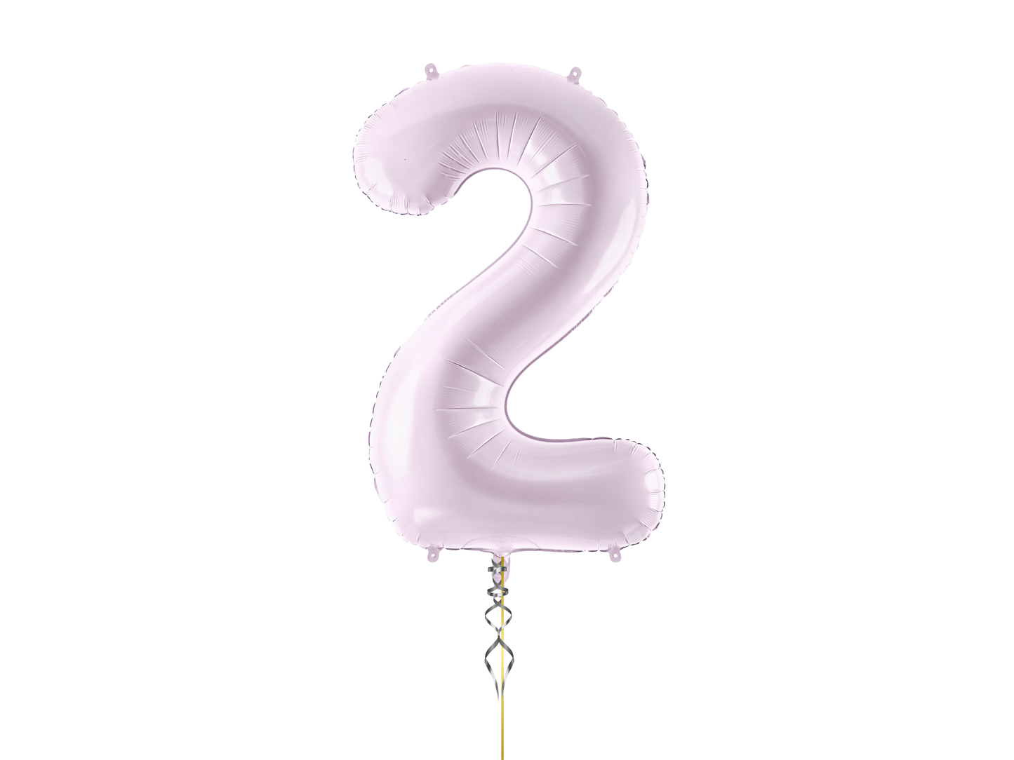 Heliumballong 1 siffra Ljuslila