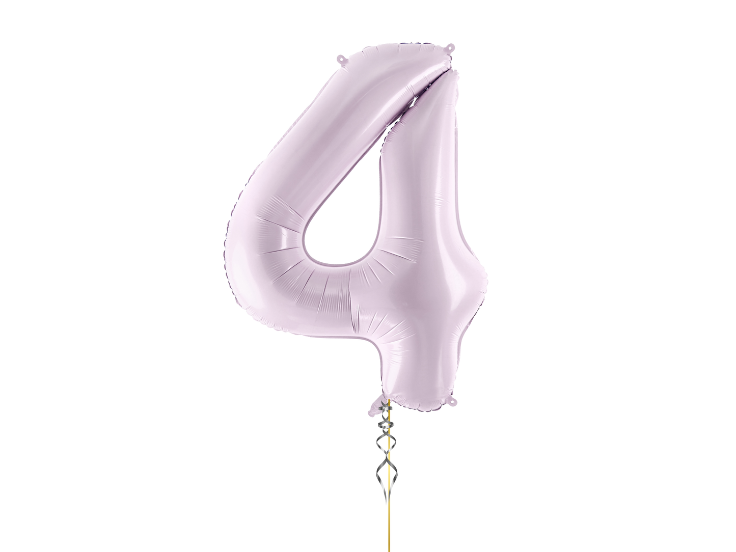 Heliumballong 1 siffra Ljuslila