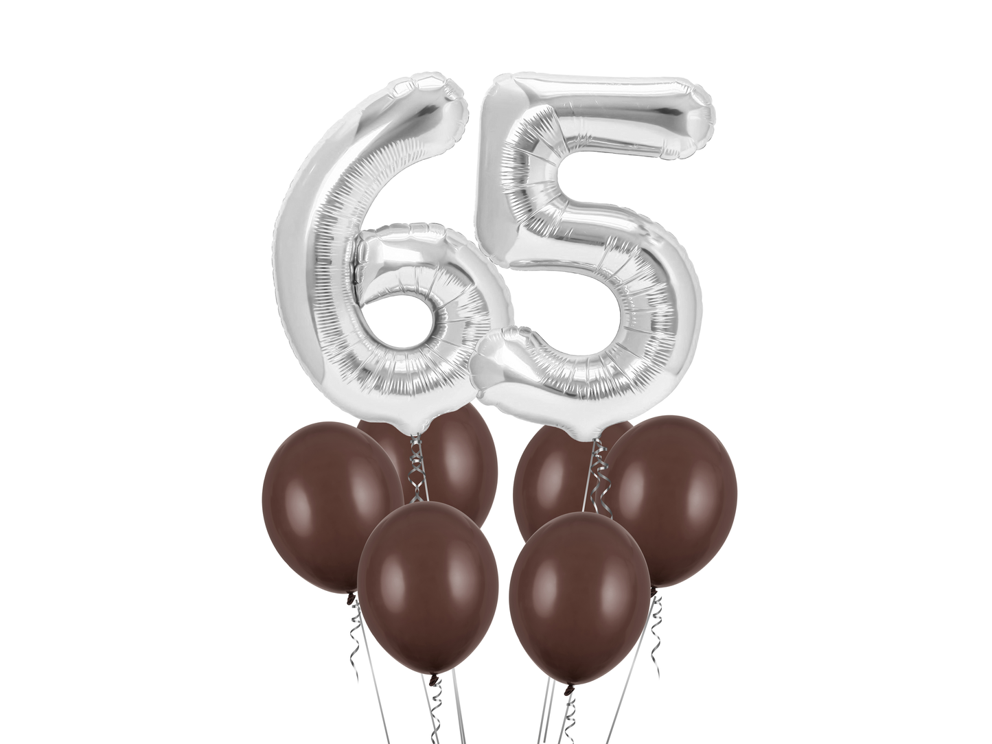 Heliumballong 2 siffror + kakao ballonger (VÄLJ SIFFROR)