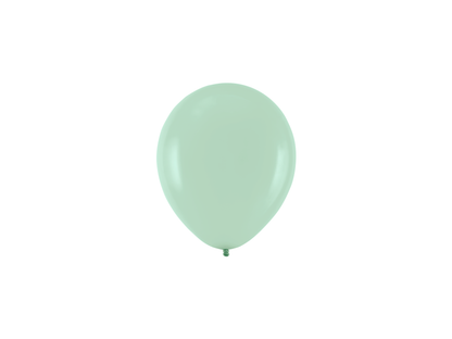 Ballonger, Pastell Mint, 12cm, 20-pack