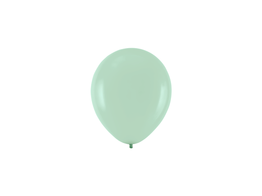 Ballonger, Pastell Mint, 12cm, 20-pack