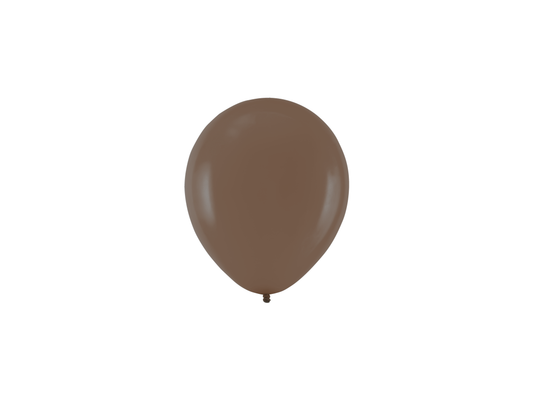 Ballonger, Pastell Choklad, 12cm, 20-pack
