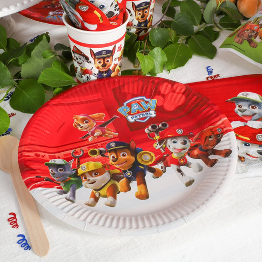 Papperstallrik, Paw Patrol, 8-pack
