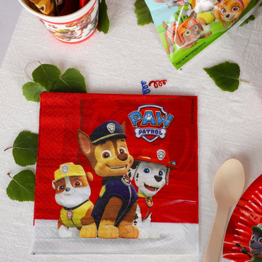 Servetter, Paw Patrol, 20-pack