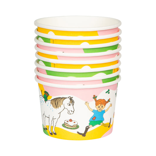 Bägare, Pippi Långstrump, 8-pack