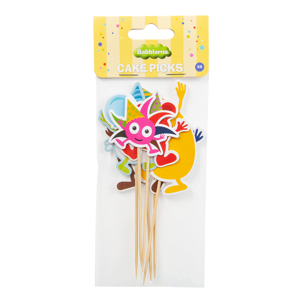 Cake Toppers, Babblarna, 6-pack