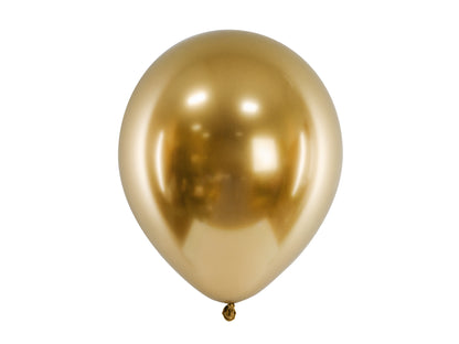 Ballonger, Guld, 10-pack