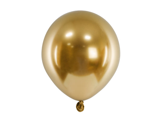 Ballonger, Guld, 12cm, 50-pack