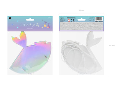 Partyhattar, Mermaid, 6-pack