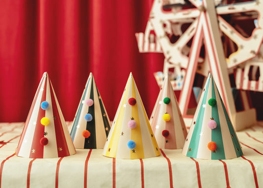 Partyhattar, Cirkus, 6-pack