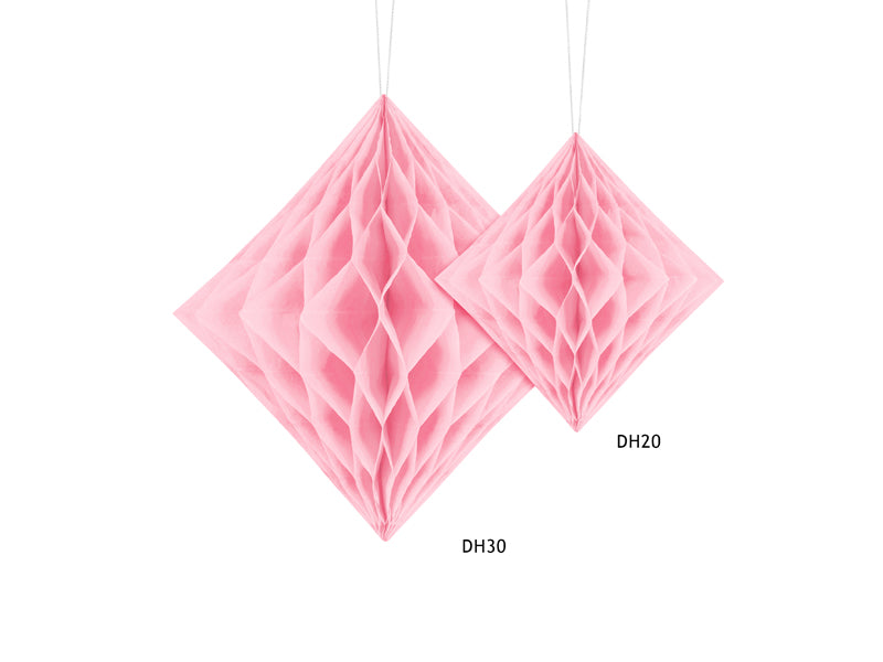 Honeycomb, Ljusrosa, 30cm