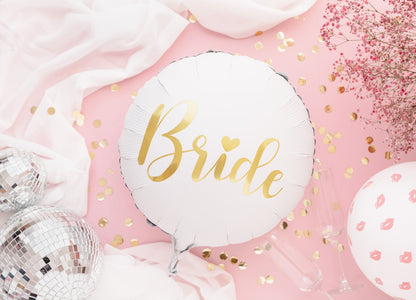 Folieballong, Bride, 35cm