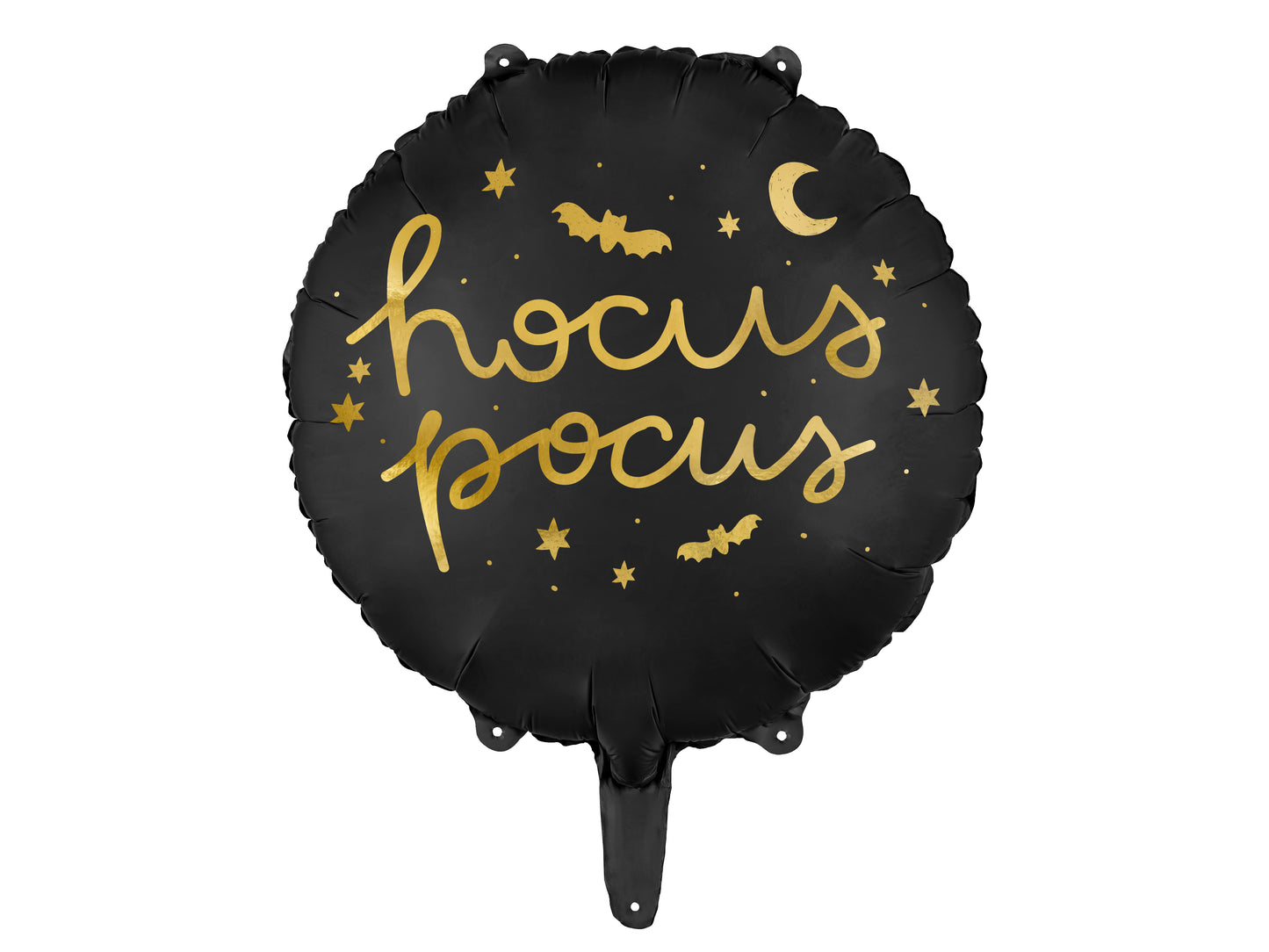 Folieballong, Hocus Pocus Svart, 35cm