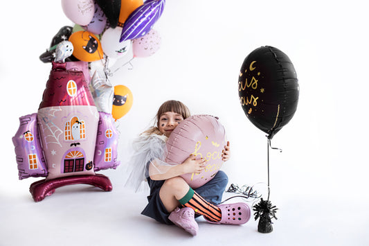 Folieballong, Hocus Pocus Rosa, 35cm