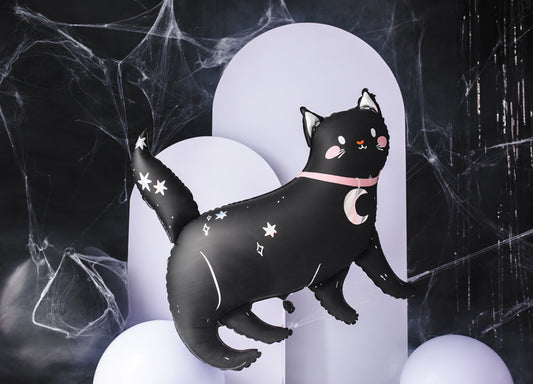Folieballong, Svart katt, 81cm
