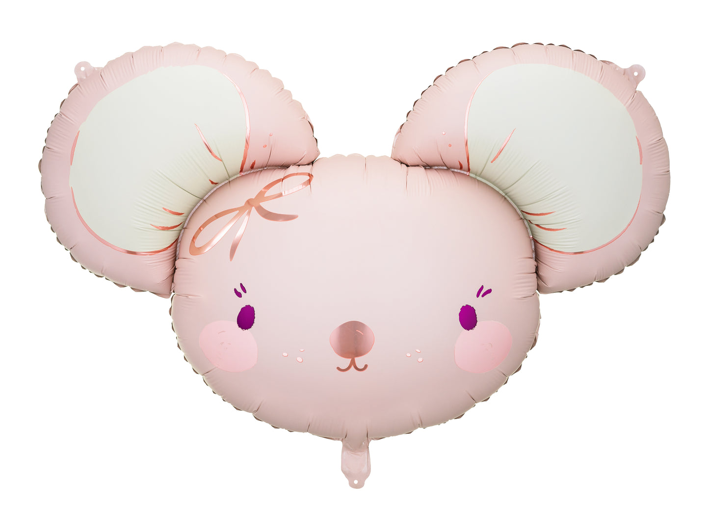 Folieballong Mus, 75cm, Rosa