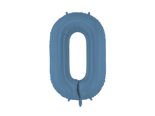 Sifferballong, 0, Matt Navy Blue, 86cm