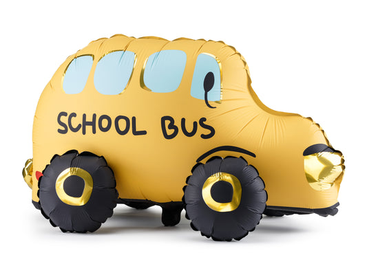 Folieballong, Skolbuss, 66cm