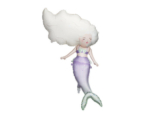 Folieballong, Mermaid, 110cm