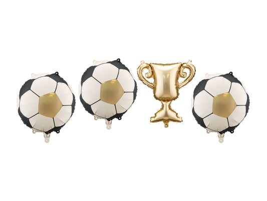 Folieballong Mini, Pokal, 4-pack