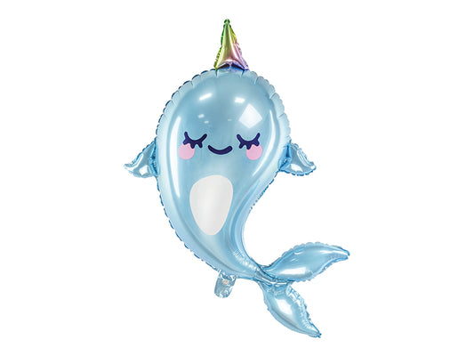 Folieballong, Narwhal, 87cm