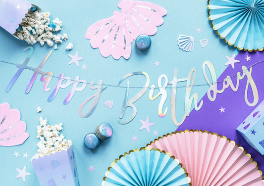 Banner, Happy Birthday, 62cm