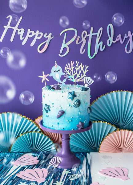 Banner, Happy Birthday, 62cm