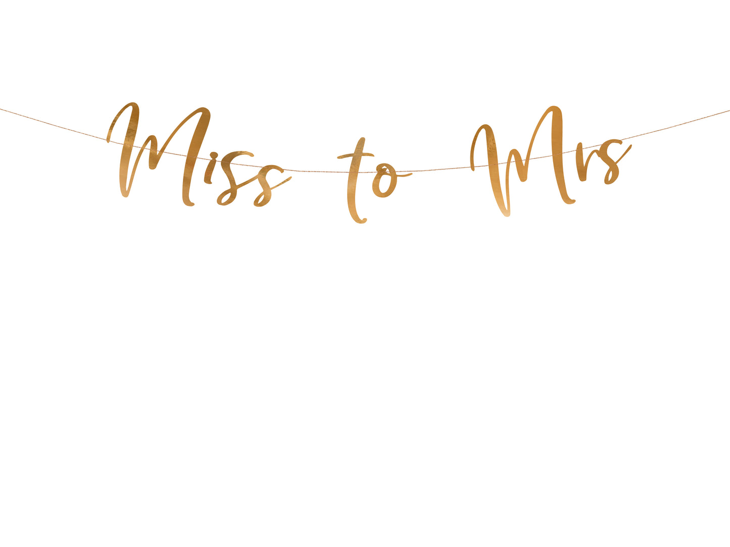 Banner, Miss to Mrs, 76cm