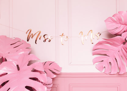 Banner, Miss to Mrs, 76cm
