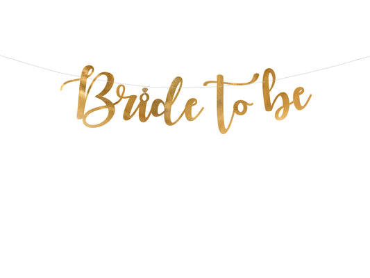 Banner, Bride to be, 80cm