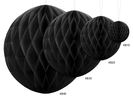 Honeycomb, Svart, 10cm