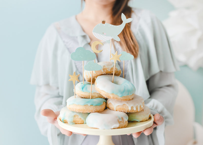 Cake Toppers, Val, 7-pack