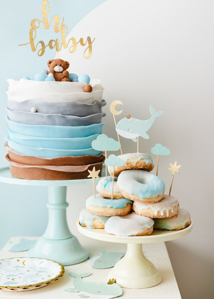 Cake Toppers, Val, 7-pack