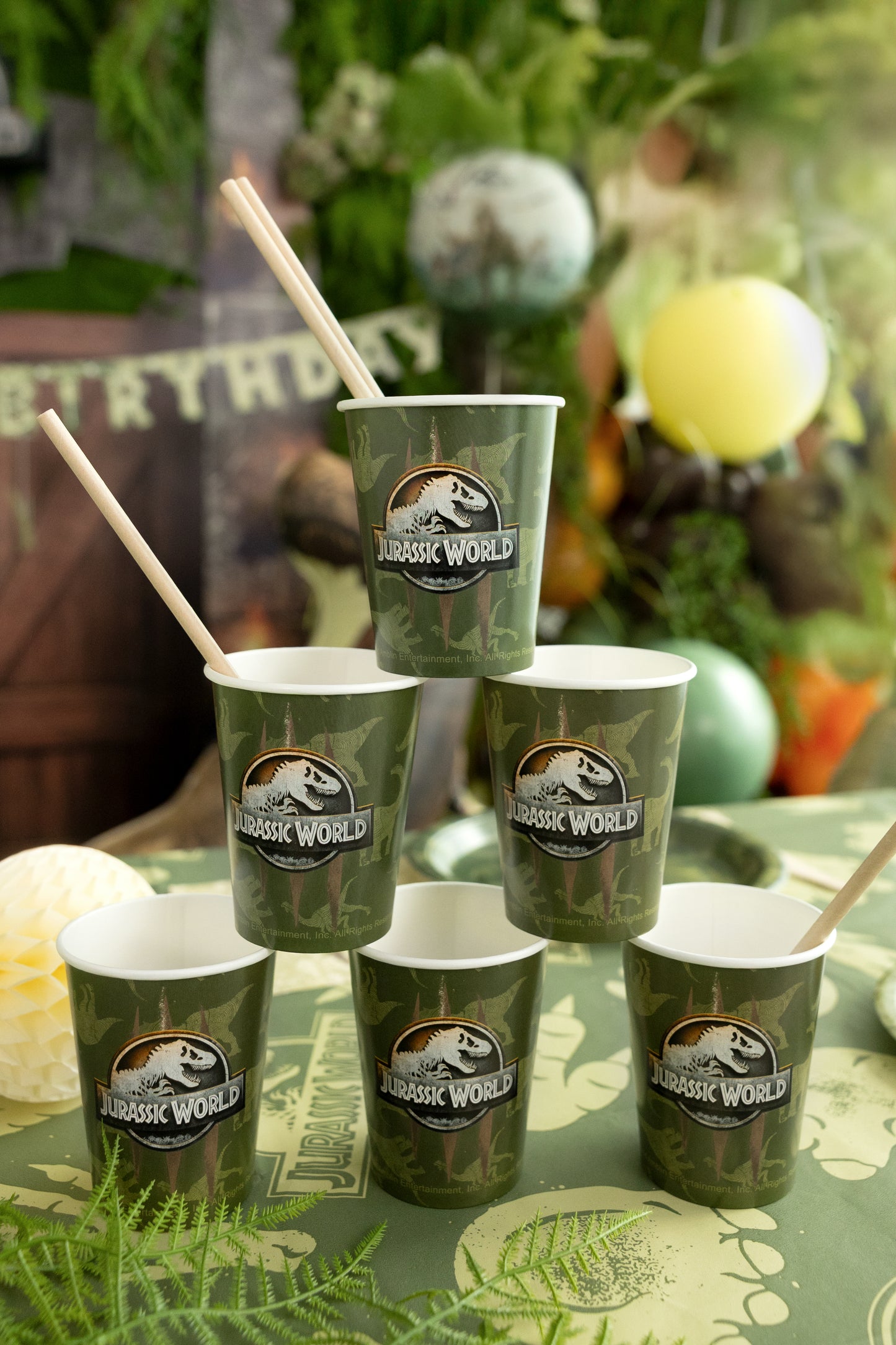 Pappersmugg, Jurassic World, 6-pack