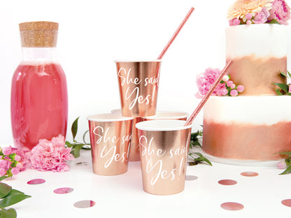Pappersmugg, She said yes, 6-pack