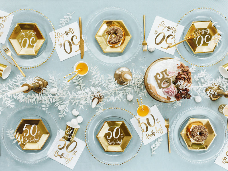 Pappersmugg, 50 år, 6-pack
