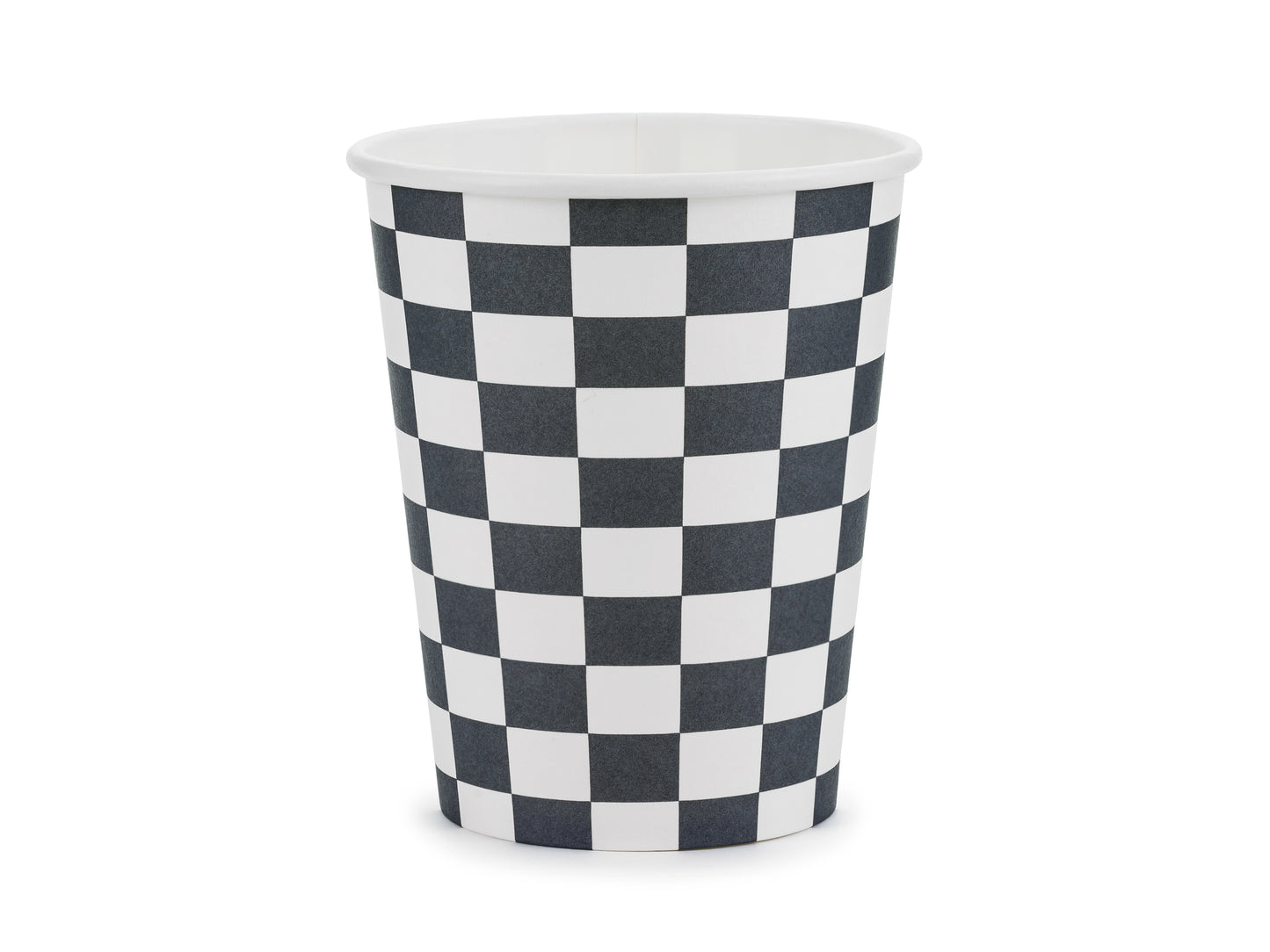 Pappersmugg, Rutigt, 6-pack
